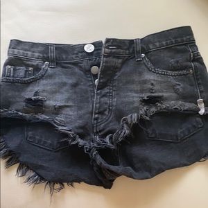 one teaspoon black shorts